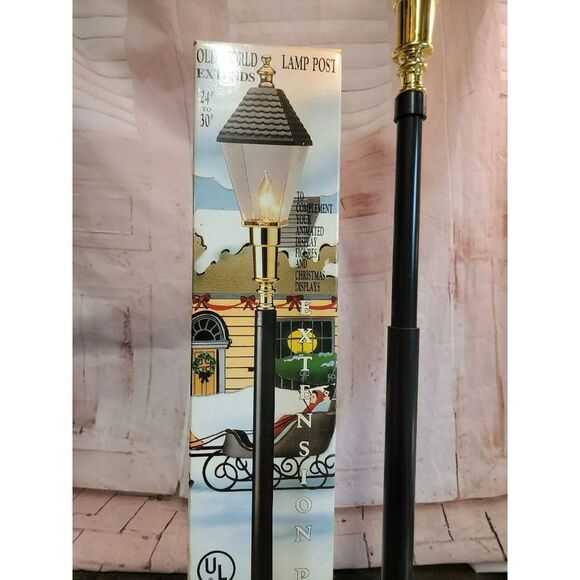 Telco Old World Christmas 1988 lamp post xmas decor - Picture 6 of 7